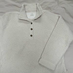 Oversized Sherpa Sweatshirt